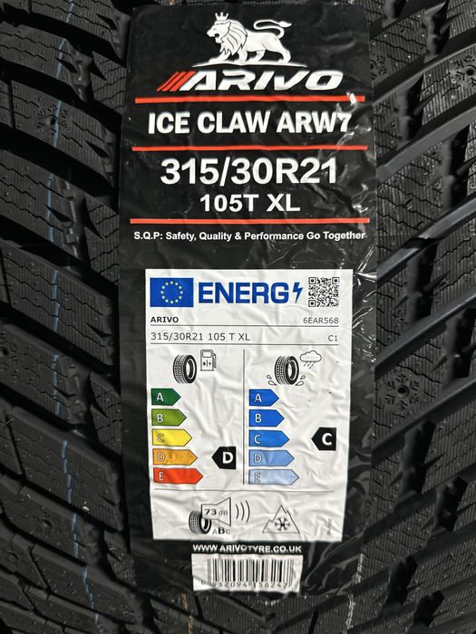 Нови зимни гуми ARIVO ARW7 315/30R21 105T XL НОВ DOT БОРД 3153021