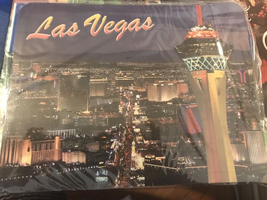Mouse pad original din Las Vegas - un cadou frumos de Crăciun!