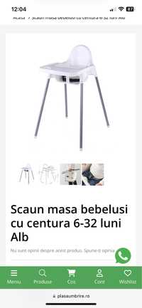 Scaun Ikea cu tavita- ANTILOP