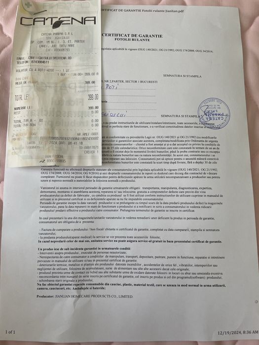 Rolator cu 4 roti sau cadru de mers cu roti