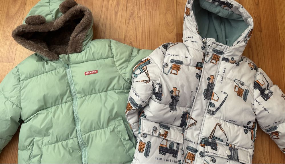 Детски зимни якета 4-5 год.