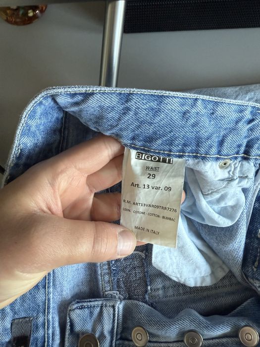 Blugi Bigotti 100% Bunbac/Cotton marimea 29/S