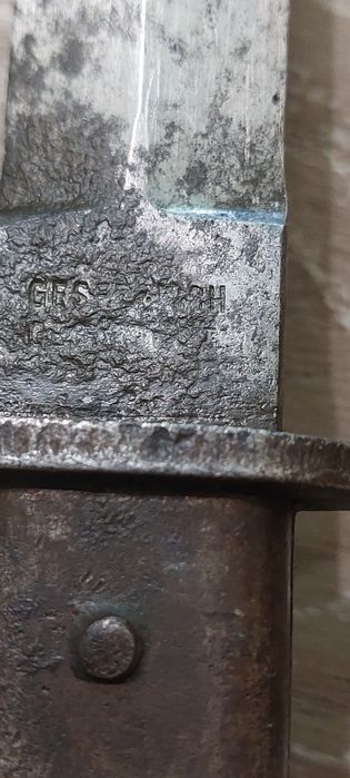 Baionetă - cutit de transeu Germania ww1 marcat Demag Duispurg