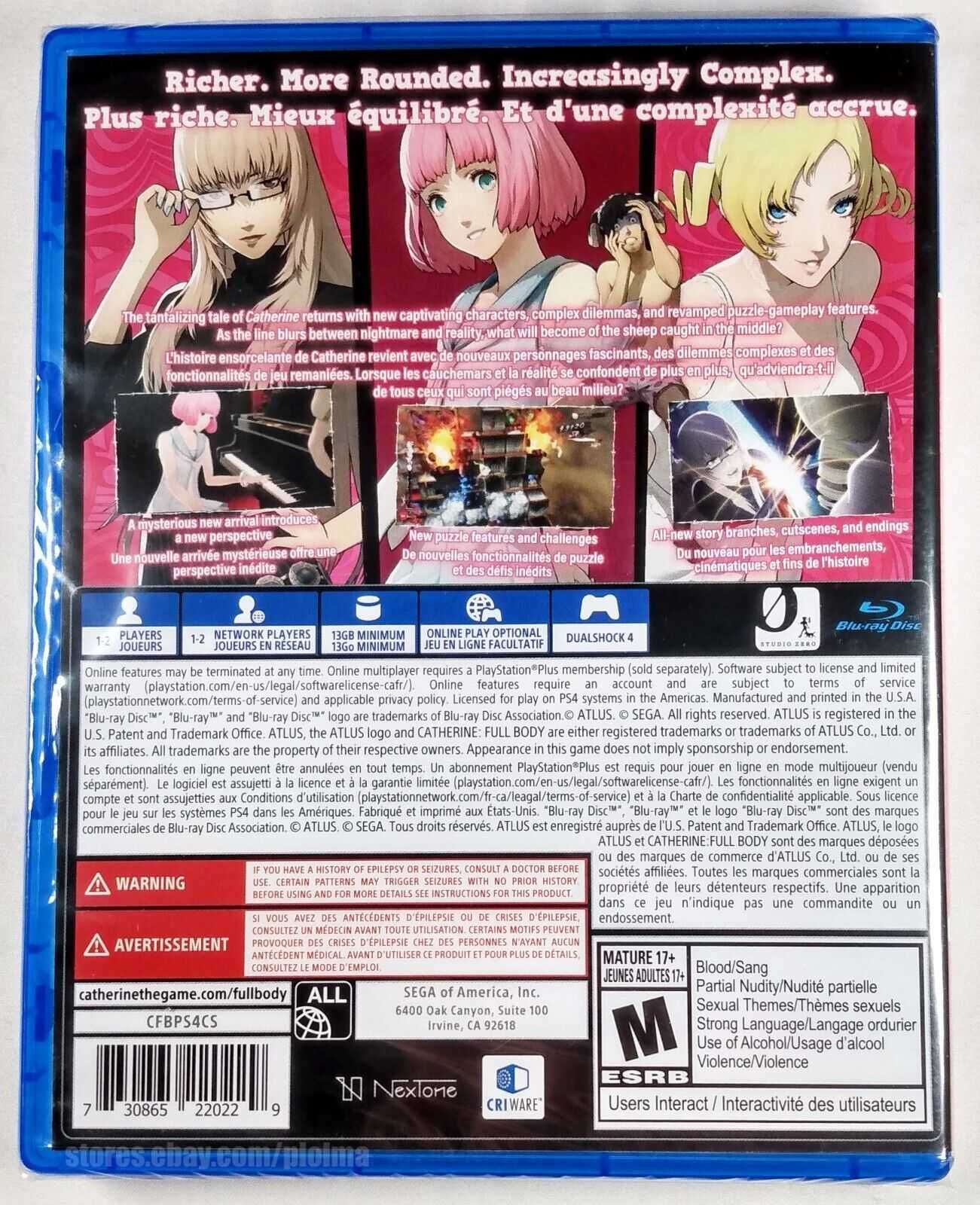 Catherine Full Body PS4 (persona)