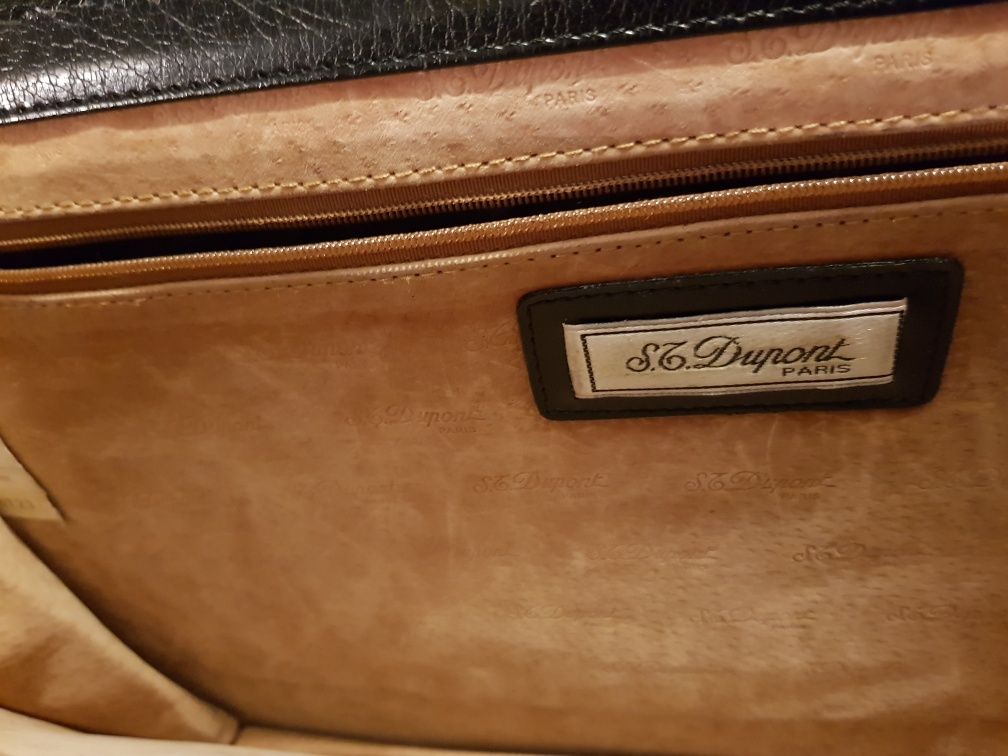 st dupont briefcase,servieta,geanta