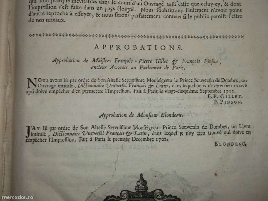 Dictionar din 1704