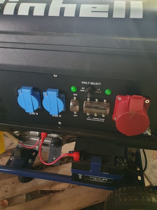 Generator EINHELL 4,8 KW mono și trifazic adus din Germania