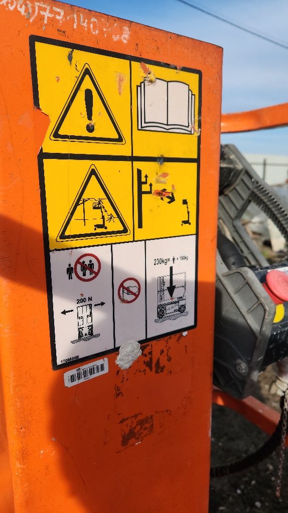 Nacela JLG 1230ES Inatime 6 m