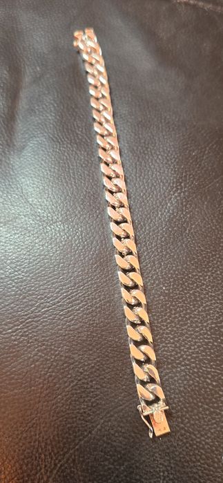 Brățară argint masivă cuban Franța 950%