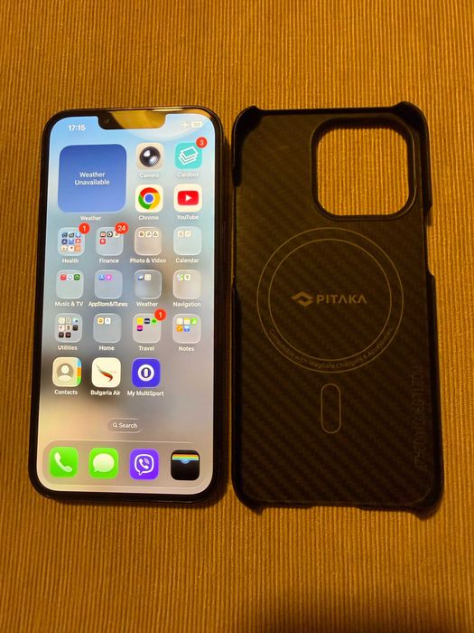 iPhone 13 Pro Graphite 256GB + Pitaka Ultra-slim case