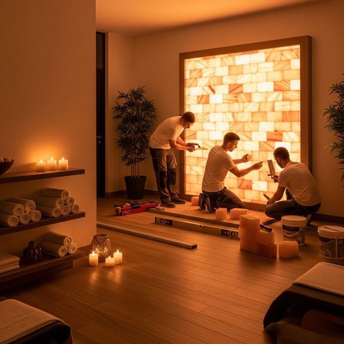 Строим соляные комнаты «под ключ» | Tuzli xona qurish xizmati