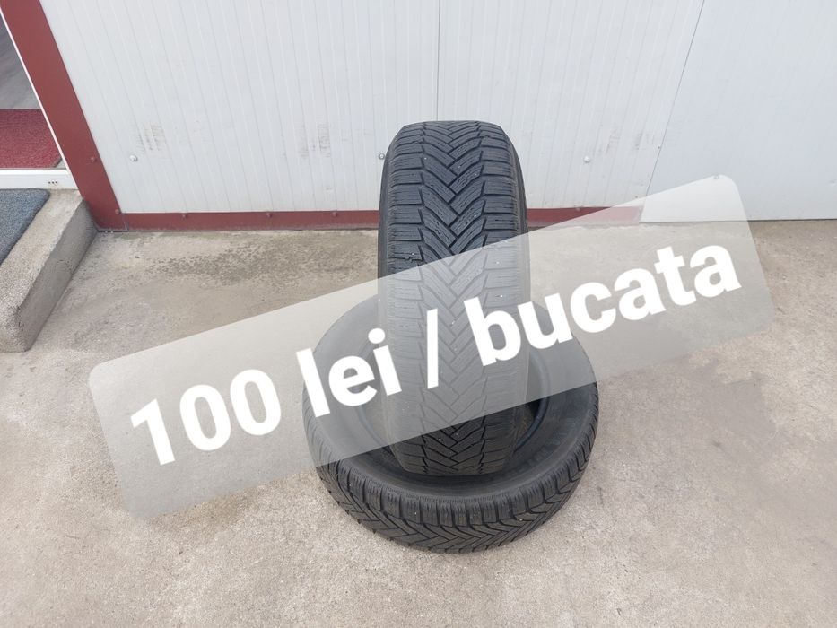 100 lei bucata! Doua anvelope M+S 205 60 16 Michelin dot 2019
