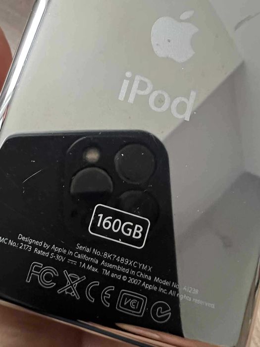 Apple Ipod Classic 160GB ca nou,HDD fara baduri(vezi foto) baterie ok