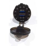 Адаптер за запалка с 2 USB порта и волтметър - 46054