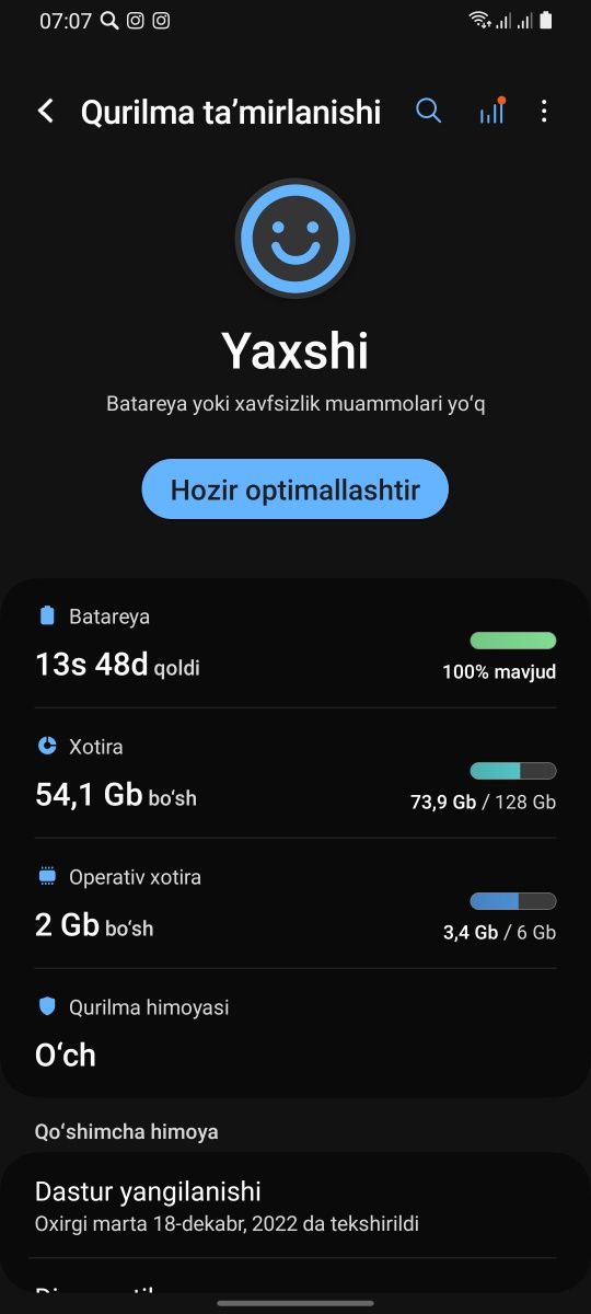 Samsung galaxy A70