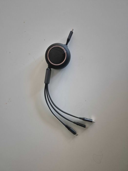 2 бр. универсални 3-в-1 кабела за зареждане TypeC, Lightning, MicroUSB