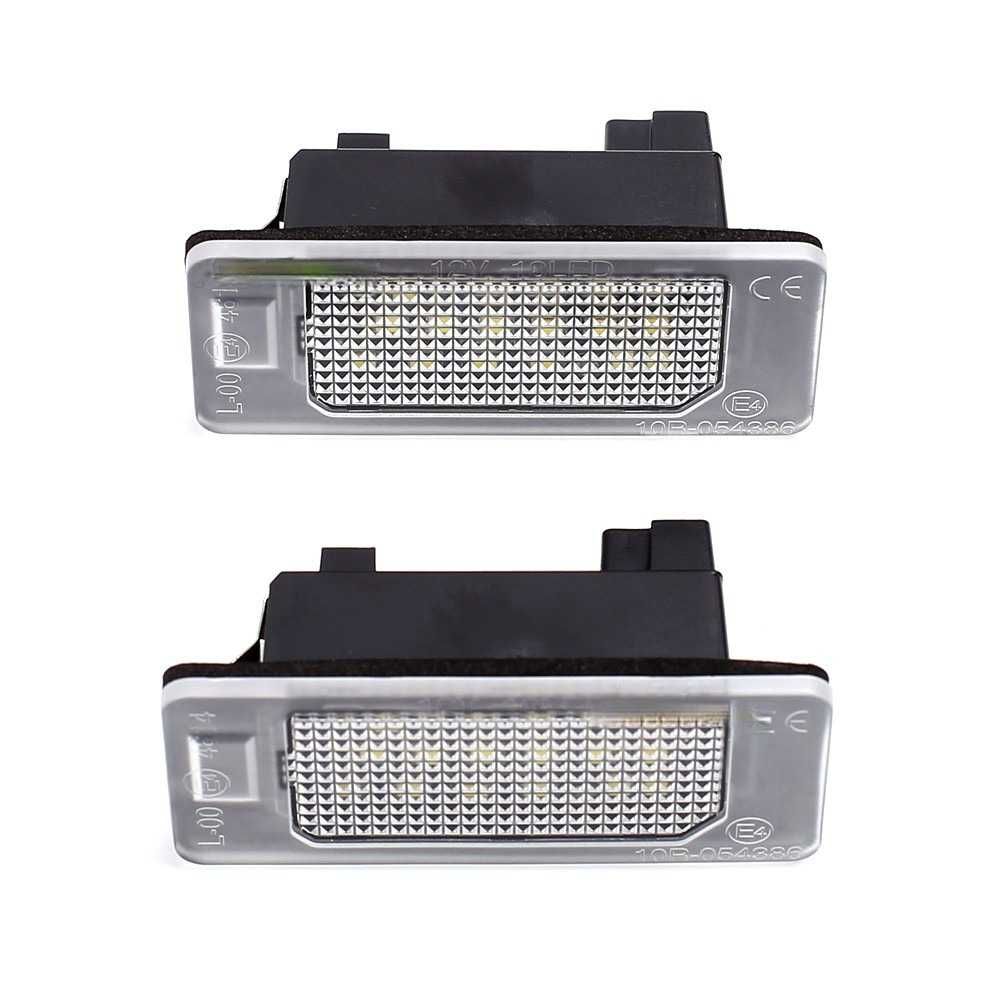 Set 2 Lampi Numar LED Canbus compatibile cu VW, AUDI, SKODA, Seat