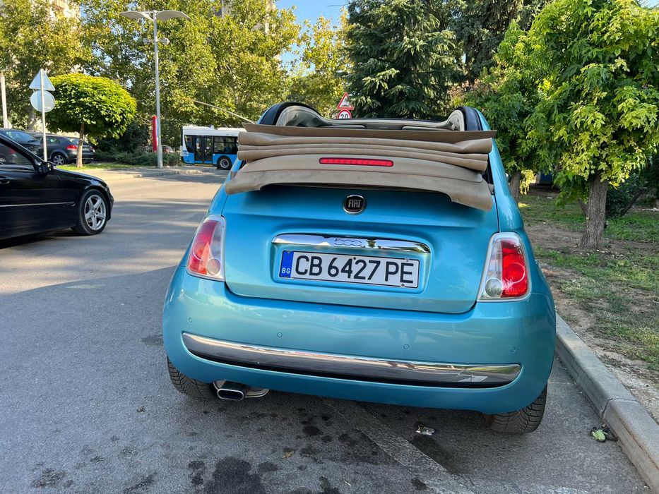 Fiat 500 КАБРИО  1.2 бензин ПЕРФЕКТЕН !!!