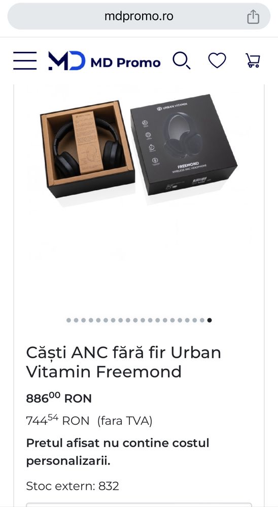 Căști Urban Vitamin Freemond, ANC fără fir
