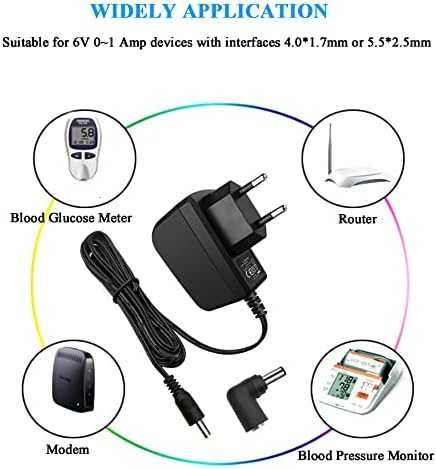 Sursă alimentare Gonine 6V 1A AC-DC metru,monitor tensiune arterială