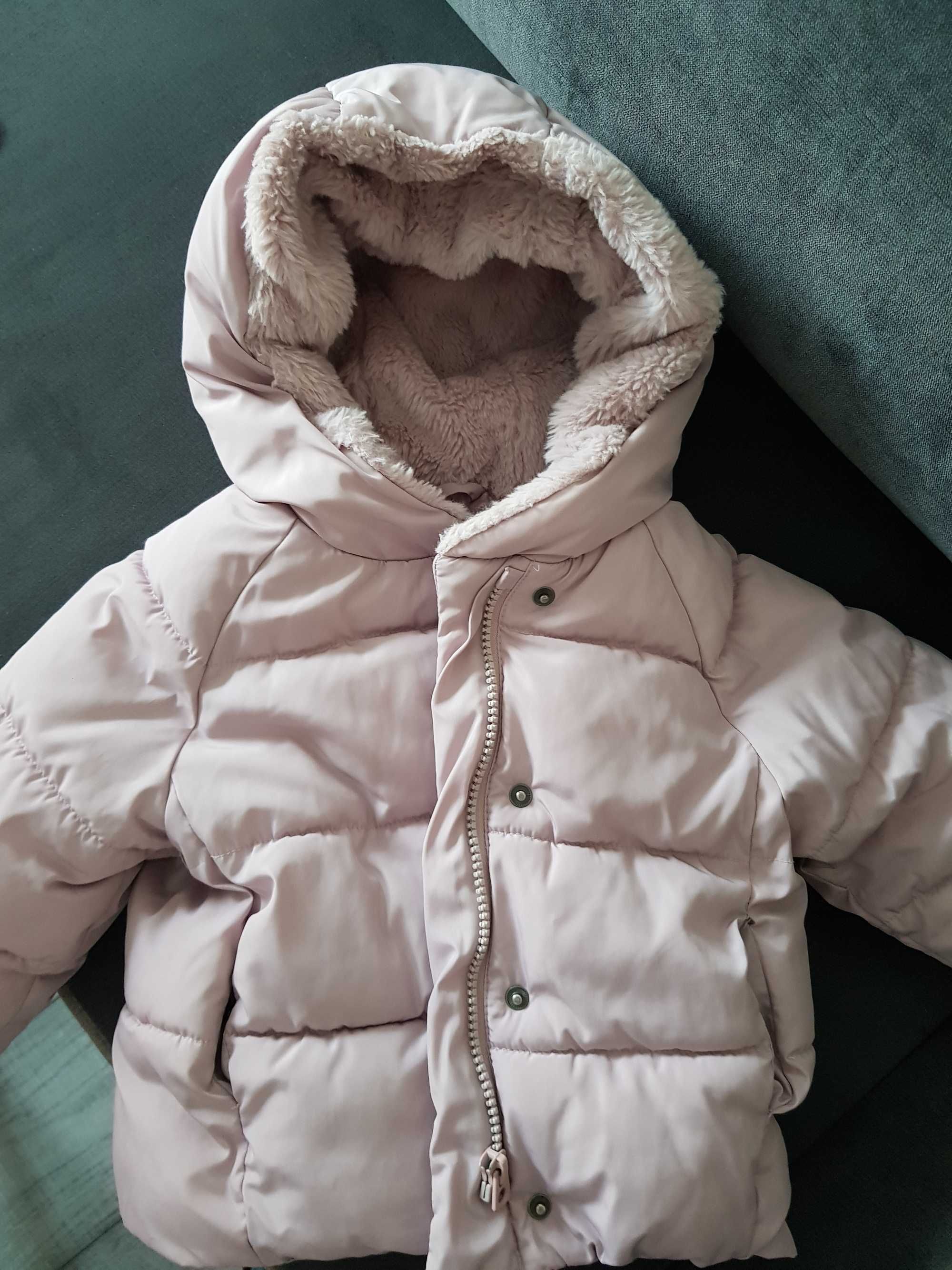 Детско зимно яке за момиче Zara 80 см