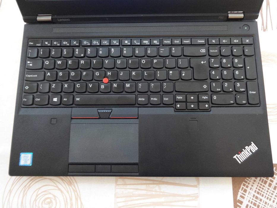 Мощен Лаптоп Lenovo Thinkpad P50 15.6" i7-6820HQ/RAM16GB/SSD 480GB