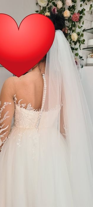 Rochie de mireasă/ printesa/mărimea XS- S(36)