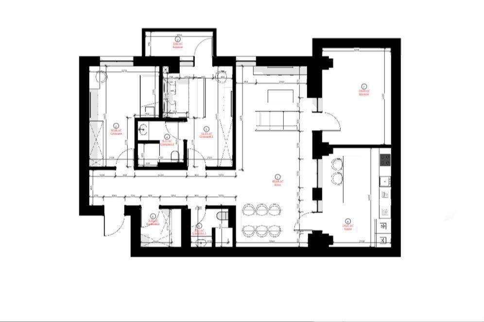 Продается 3х ком квартира, ЖК Mirabad Avenue, ор-р: Госпитальный,110м²