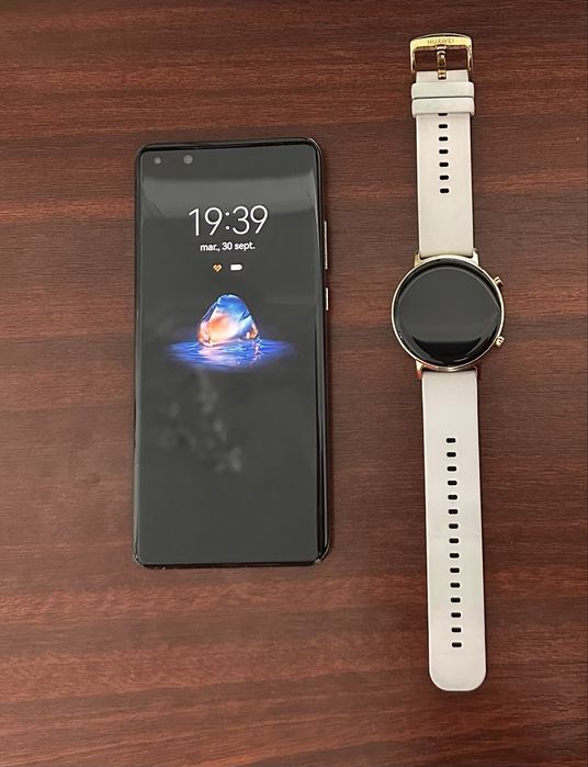 Telefon Huawei P 40 pro și ceas Huawei GT 2