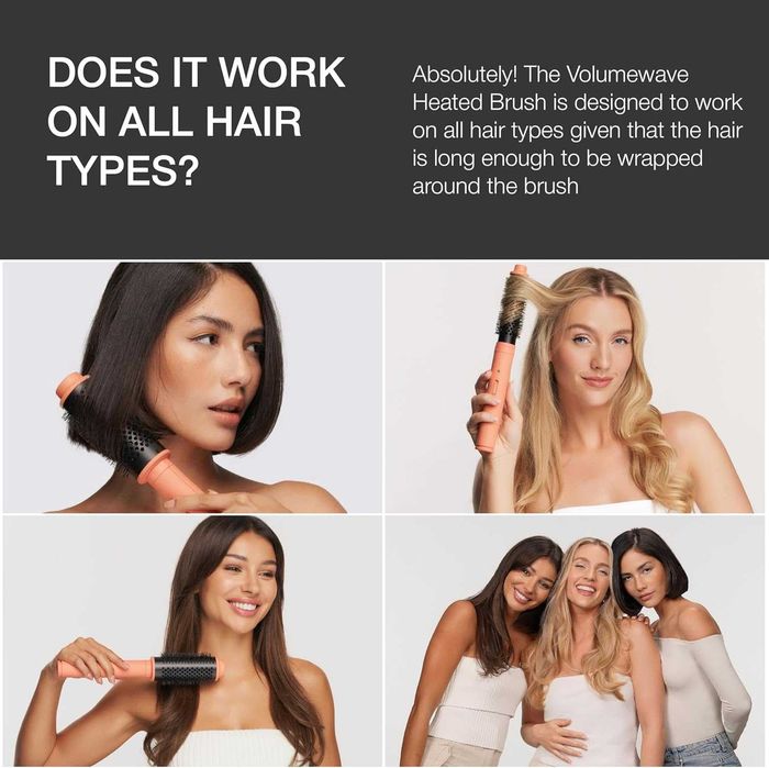 ANSWR Volumewave Термо четка с 30 мм и 45 мм цилиндри