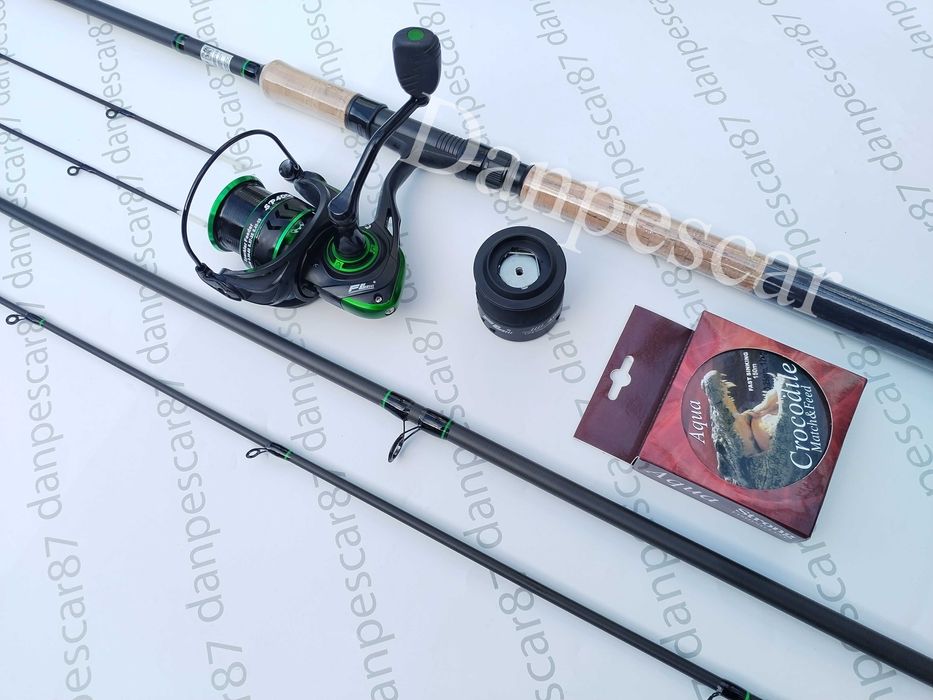 SET FEEDER Lanseta HARRIER 3,30m 150gr+Mulineta SPARKLER 4000+150m fir