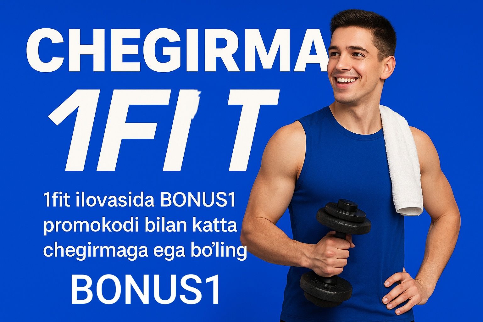 1fitga chegirma promokod