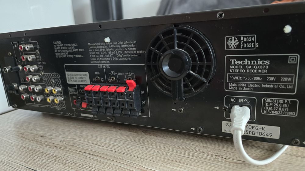 Technics SA-GX370 amplificator 5.1 si stereo nu Bose,kef,jbl,dali,jamo