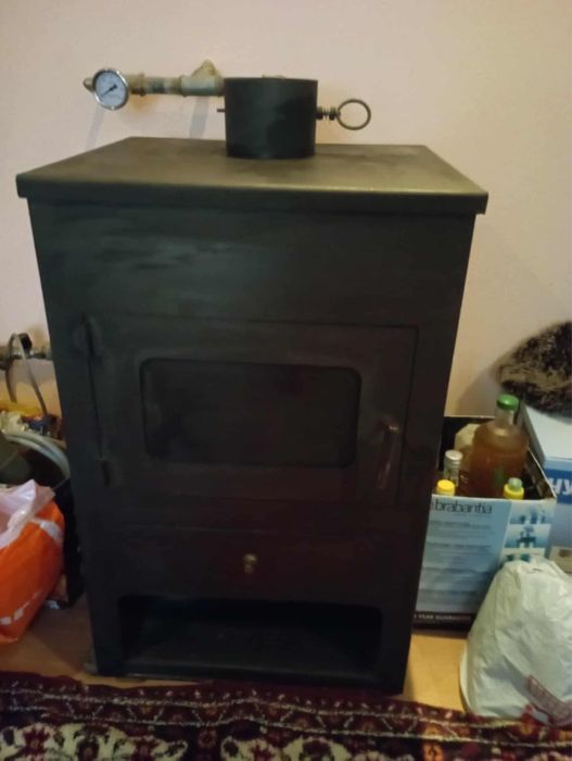 Печка Камина с Водна Риза