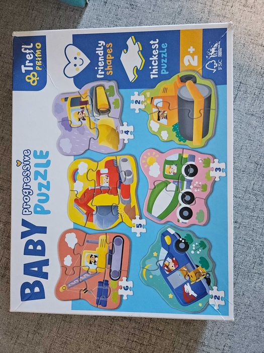 Vand lot 6 puzzle-uri bebe, TREFL si Noriel, 80 Ron