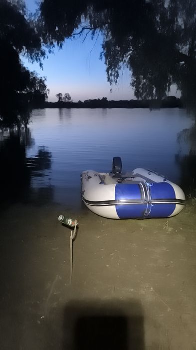 Barca gonflabila aquastorm Evolution 360m+motor evinrude 5cp