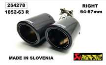 Накрайник ауспух Akrapovic 63mm