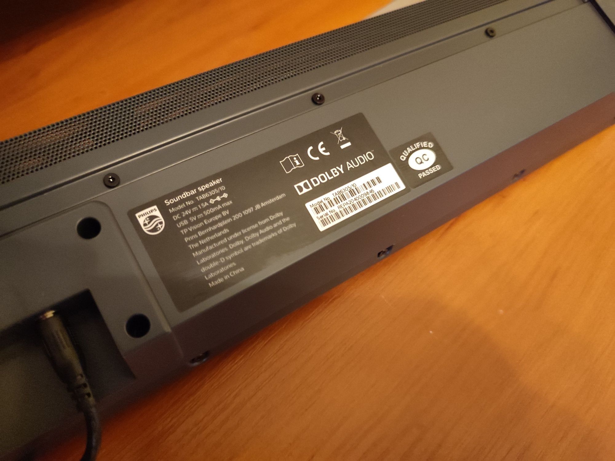 Саундбар система Philips TAB6305/10 Soundbar 2,1 безжична тонколона