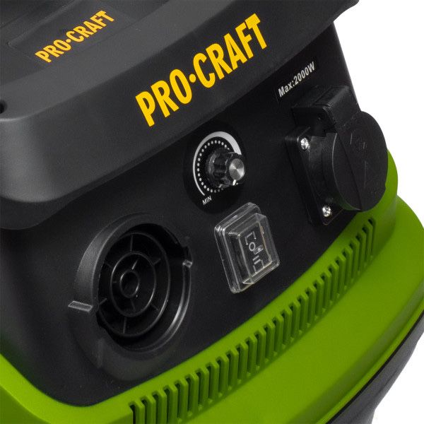 Прахосмукачка Procraft VP2000, 1600W за сухо и мокро почистване