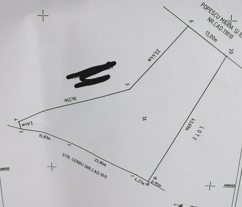Proprietar Teren intravilan 1140mp Albota sat Cerbu