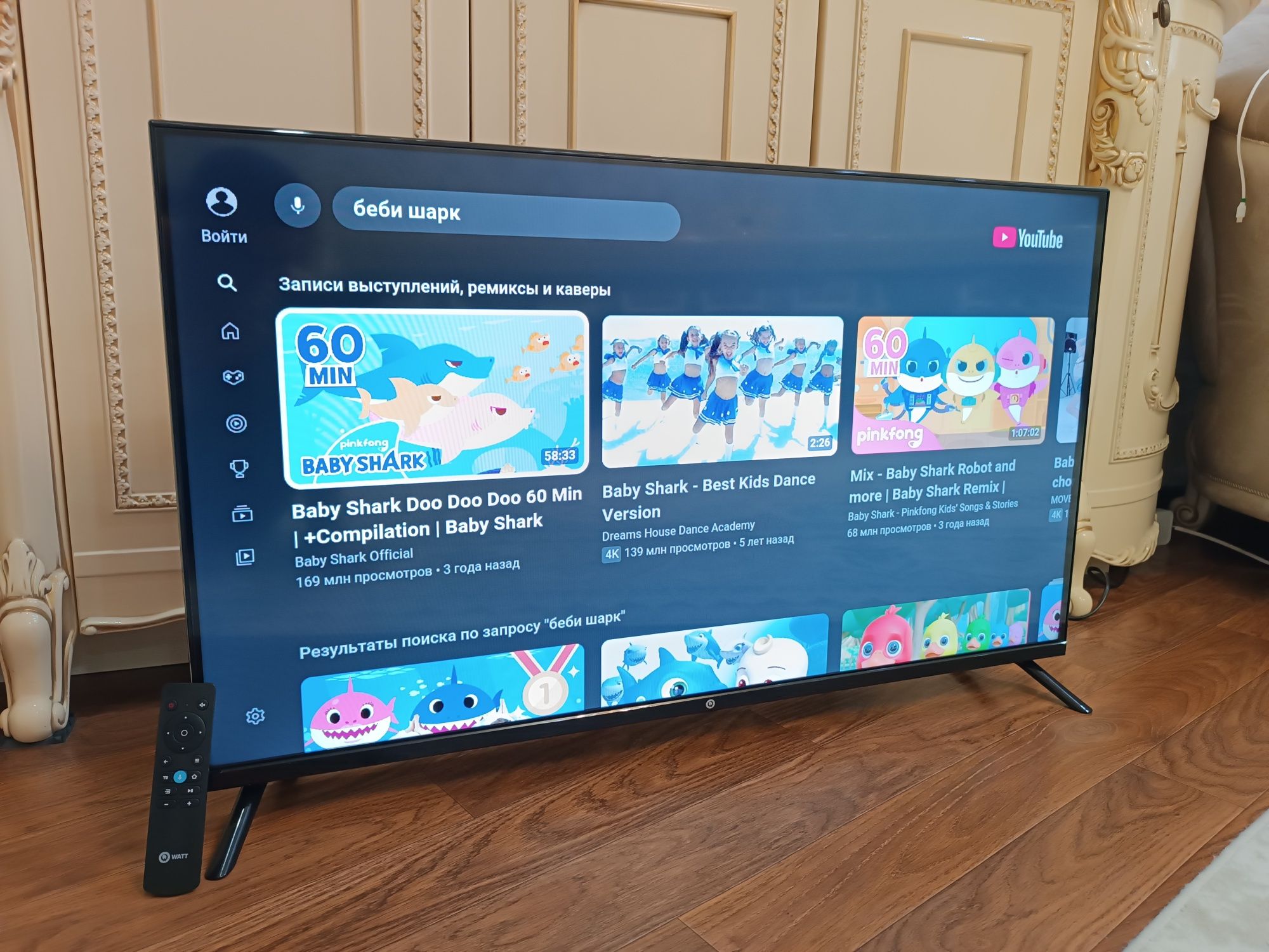 ТЕЛЕВИЗОР Qwatt 40" Wi-fi YouTube.