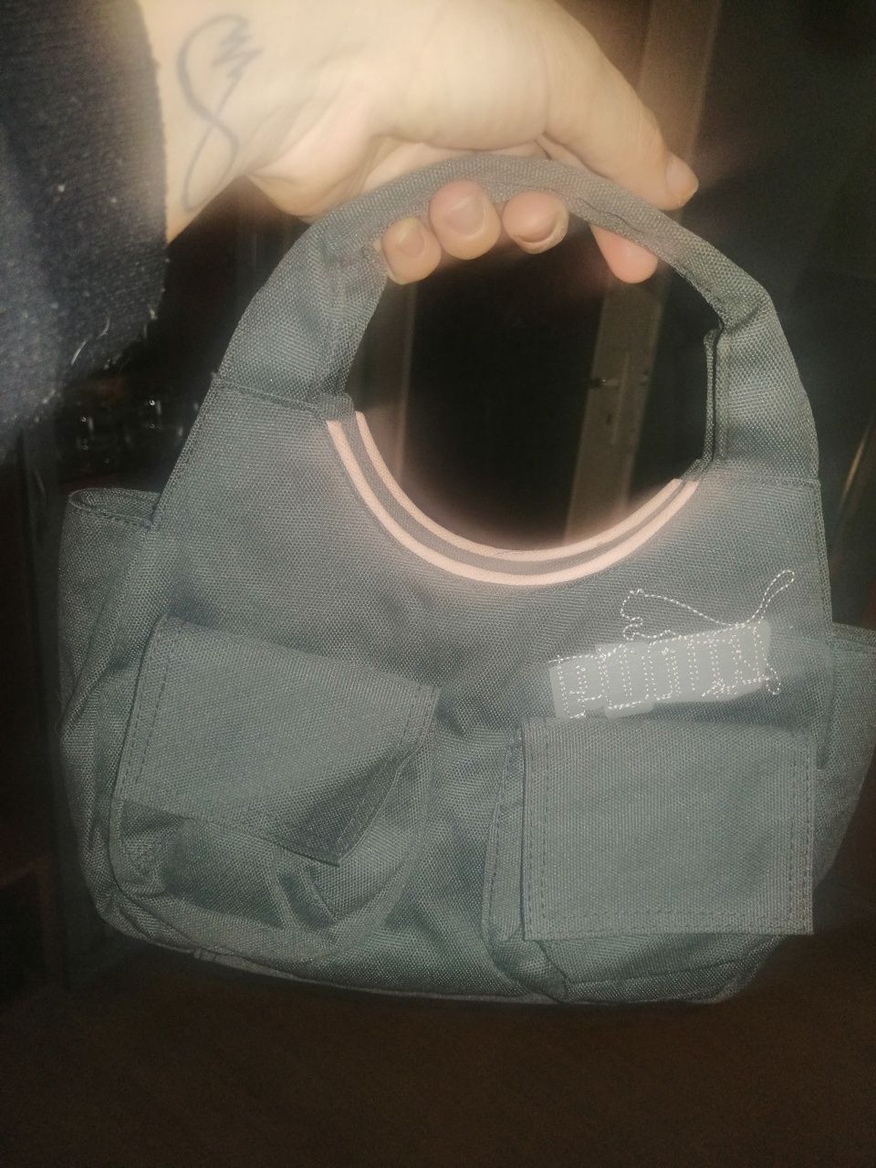Чанти, раница-естествен косъм, и оригинална чанта puma