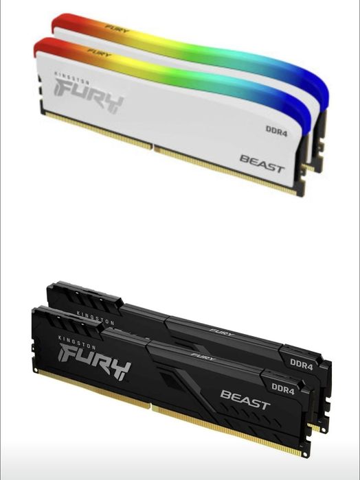 Memorie Kingston FURY Beast 16GB/32GB RAM DDR4 3200MHz CL16 Dual Chann