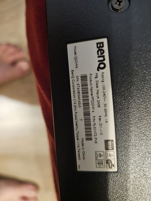 Monitor BenQ  Q22W6