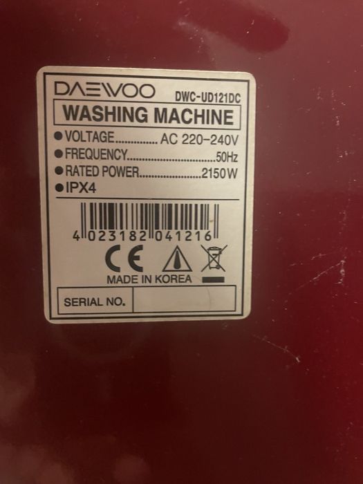 Пералня със сушилня Daewoo