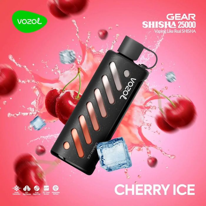 Vape Vozol Gear Shisha 25.000 puffs reincarcabil cu display premium