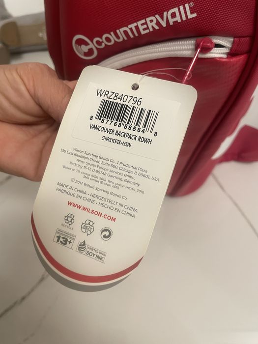 Голяма раница за 2 тенис ракети Wilson,