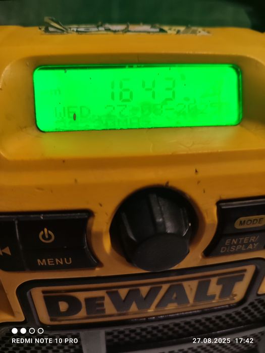 Radio șantier dewalt dcr020