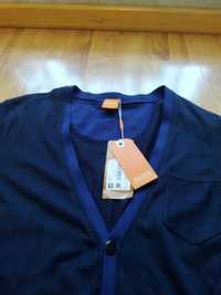 Кардиган-свитер Hugo Boss (Германия),хлопок+шелк,оригинал,новый,р-р 48