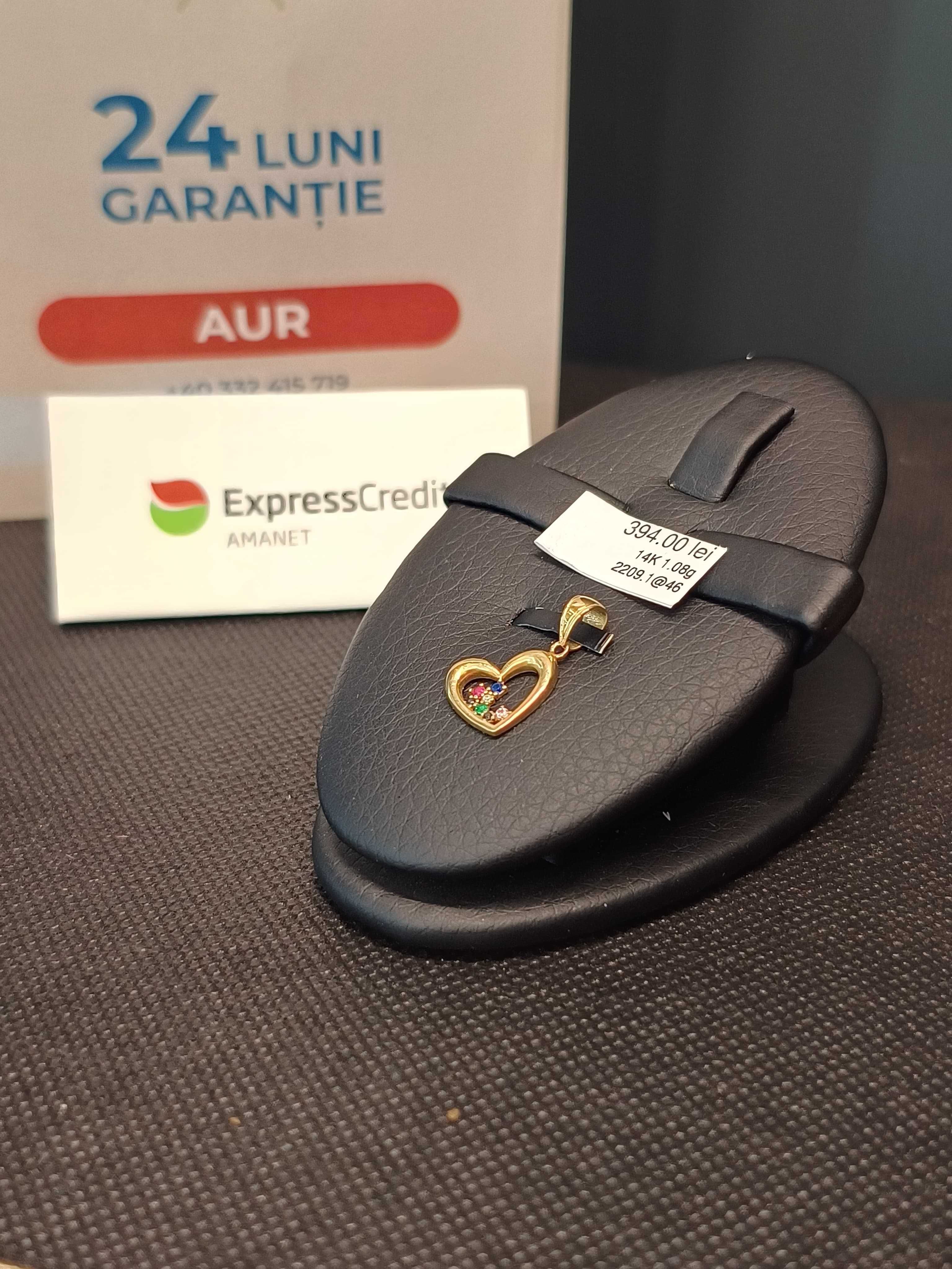 (AG51) Medalion aur 14K 1.08g b2209